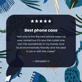 Powder Blue Tropical Rainforest iPhone 13 Case