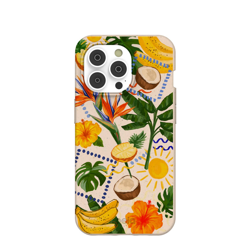 Seashell Tropics iPhone 14 Pro Case