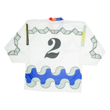 INTERHOCKEY Mens Jersey White Long Sleeve V-Neck XL