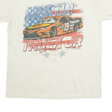 HENDRICKS Nascar Mens T-Shirt Beige USA M
