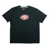NIKE San Francisco 49ers Mens T-Shirt Black USA XL