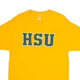 CHAMPION HSU Mens T-Shirt Yellow L