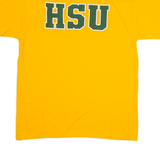 CHAMPION HSU Mens T-Shirt Yellow L