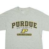 CHAMPION Purdue University Mens T-Shirt Grey USA M