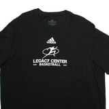 ADIDAS Legacy Center Basketball Mens T-Shirt Black 2XL