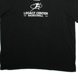 ADIDAS Legacy Center Basketball Mens T-Shirt Black 2XL
