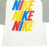 NIKE Womens T-Shirt White L