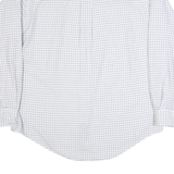 NAUTICA Mens Shirt Cream Check Long Sleeve M