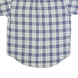 TOMMY HILFIGER Mens Shirt Cream Linen Check M