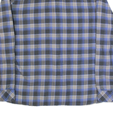 THE NORTH FACE Mens Shirt Blue Check Long Sleeve XL