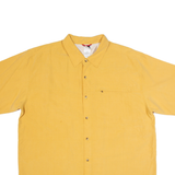 THE NORTH FACE Mens Shirt Yellow Check XL