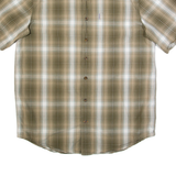 CARHARTT Relaxed Fit Mens Shirt Beige Check L