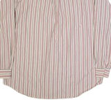 TOMMY HILFIGER Mens Shirt Cream Striped Long Sleeve XL