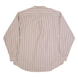TOMMY HILFIGER Mens Shirt Cream Striped Long Sleeve XL