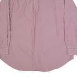 RALPH LAUREN Mens Shirt Brown Striped Long Sleeve XL