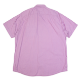 PIERRE CARDIN Mens Shirt Pink Spotted XL