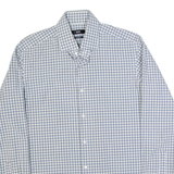 BOSS HUGO BOSS Mens Shirt Grey Check Long Sleeve M