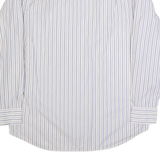 BOSS HUGO BOSS Mens Shirt Cream Striped Long Sleeve L