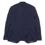 DKNY Slim Fit Mens Blazer Jacket Blue Wool M