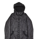 BENCH Womens Puffer Coat Black Hooded M