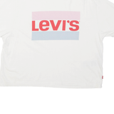 LEVI'S Cropped Womens T-Shirt White XS