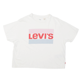 LEVI'S Cropped Womens T-Shirt White XS