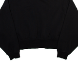 ADIDAS ORIGINALS Womens Sweatshirt Black Crew Neck UK 6