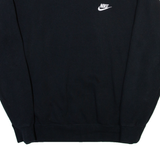 NIKE Mens Sweatshirt Black Crew Neck S