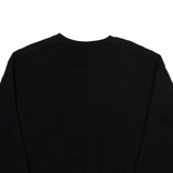 FILA Cropped Womens Sweatshirt Black Crew Neck XL