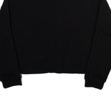 FILA Cropped Womens Sweatshirt Black Crew Neck XL