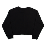 FILA Cropped Womens Sweatshirt Black Crew Neck XL