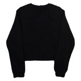 ELLESSE Womens Sweatshirt Black Crew Neck UK 12