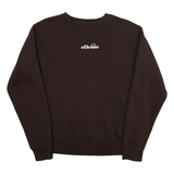 ELLESSE Womens Sweatshirt Brown Crew Neck UK 10