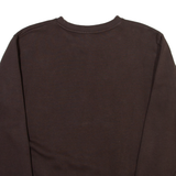 ELLESSE Womens Sweatshirt Brown Crew Neck UK 10