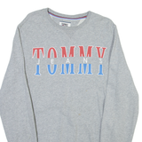 TOMMY JEANS Mens Sweatshirt Grey Crew Neck S