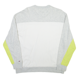TOMMY JEANS Mens Sweatshirt White Crew Neck M