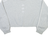 ADIDAS ORIGINALS Womens Sweatshirt Grey Crew Neck UK 14