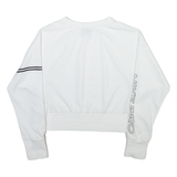 NIKE Womens Sweatshirt White Crew Neck XS