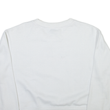 DKNY Womens Sweatshirt White Crew Neck XS