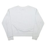 DKNY Womens Sweatshirt White Crew Neck XS