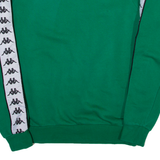 KAPPA Mens Sweatshirt Green Crew Neck XS