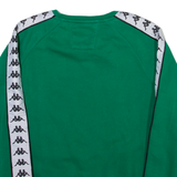 KAPPA Mens Sweatshirt Green Crew Neck XS