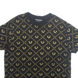 TRUE RELIGION Womens T-Shirt Black 2XL