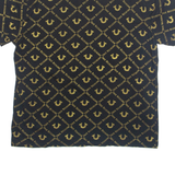 TRUE RELIGION Womens T-Shirt Black 2XL