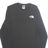 THE NORTH FACE Mens T-Shirt Black Long Sleeve S