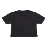 ELLESSE Cropped Womens T-Shirt Black UK 6