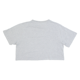 ELLESSE Cropped Womens T-Shirt Grey UK 10