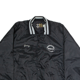 NORTH TRAIL Quilted Lined Womens Varsity Jacket Black Nylon USA L