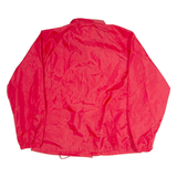 CARDINAL Mens Coach Jacket Red Nylon USA L
