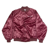 WESTARK Mens Bomber Jacket Maroon Nylon USA 2XL